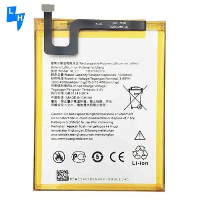 500 PCS OEM/ODM batterie de protection double IC pour le Lenovo-A6 note L19041 BL303 4000mAh
