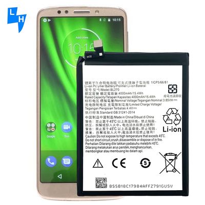 Stock BL270 batterie de remplacement pour Motorola G6 Play XT1922 Original et OEM/ODM 500PCS