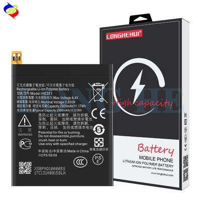 Une batterie au lithium-ion et au lithium-polymère HE351 pour Nokia 3.1 Double IC Protection