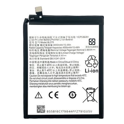 BL270 3200mAh batterie polymère Li-ion pour Motorola G6 Play XT1922 3,85V rechargeable
