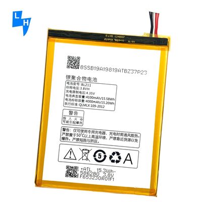 Batterie de téléphone portable rechargeable de 4100 mAh BL211 pour Lenovo P780