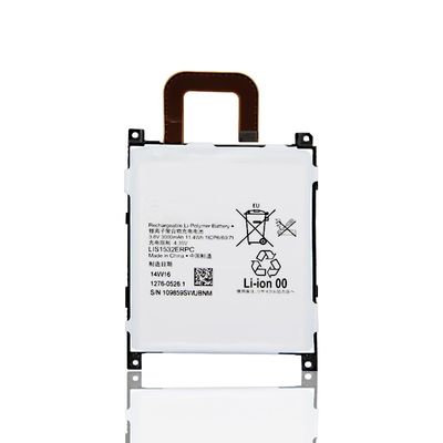 Batterie au lithium en polymère de 3000 mAh 3,8 V pour le Sony Xperia Z1 L39T L39U / Xperia Z1s C6916