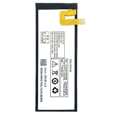 Protection contre les doubles circuits intégrés BL215 3.8V 2050mAh Batterie au lithium polymère pour recharge remplaçable