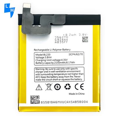 BL220 Batterie de remplacement au lithium-ion de 2150 mAH pour Lenovo S850 et OEM/ODM 500PCS