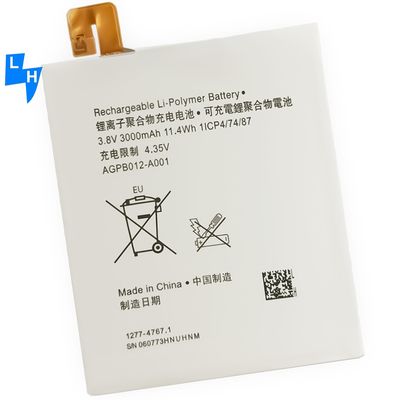 AGPB012-A001 Batterie pour Sony Xperia Z5 Dual E6883 E6853 Z5 Plus 3430mAh 3,8V en noir