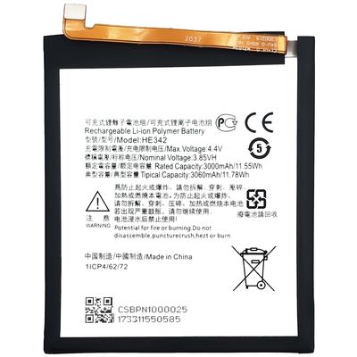 Une batterie de téléphone portable HE342 pour Nokia X6 durable