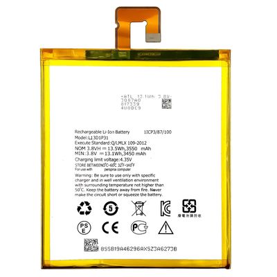 OEM 13.5wh L13D1P31 Batterie pour ordinateur portable Lenovo S5000 A7-50 A3500 S5000H 3550mah 3.8V