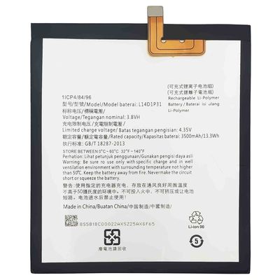 Puissante batterie de protection double IC L14D1P31 pour tablette Lenovo Phab Plus TB-7703X