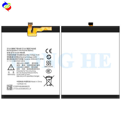 3030mAh HE328 Batterie de remplacement pour téléphone portable intelligent à pile lithium-ion de fabrication pour Nokia 8