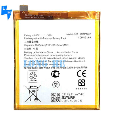Batterie au lithium en polymère rechargeable pour ASUS ZenFone V Live V500KL 3000mAh 3.85V