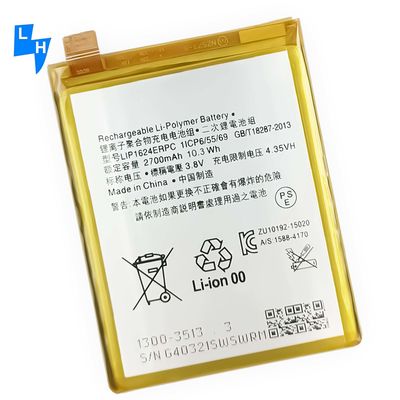 2700mAh LIP1624ERPC Xperia X Performance F8131 F8132 Batterie de téléphone portable pour batterie Sony XP