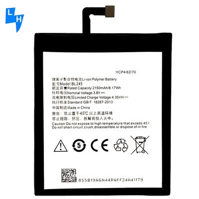 Batterie polymère au lithium-ion rechargeable noire BL245 3500mAh 4.4V pour Lenovo S60 S60-T S60