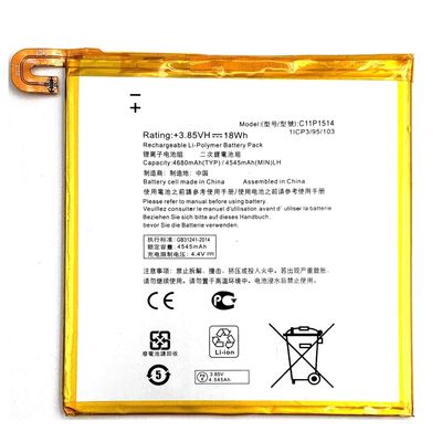 C11P1514 Pack de batterie rechargeable pour ASUS ZenPad 3 8.0 ZT581KL 4545 4680mAh 3.85V