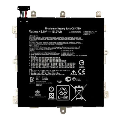 Ori 1 1 Cellule de batterie 4000mAh C11P1330 pour ASUS MeMO Pad 8 ME581CL K01H K015 ME8150C