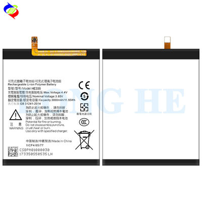 Protection Double IC Protection rechargeable 3500mAh batterie pour le Nokia 6 N6 OEM HE335