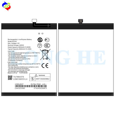 WT241 Piles rechargeables pour Nokia 2.3 NK3.2 NK2.4 3.85V 4000mAh Haute capacité