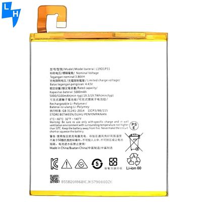 100% de batterie rechargeable originale pour le Lenovo Tab M8 HD TB-8505X 8505F 8505FS