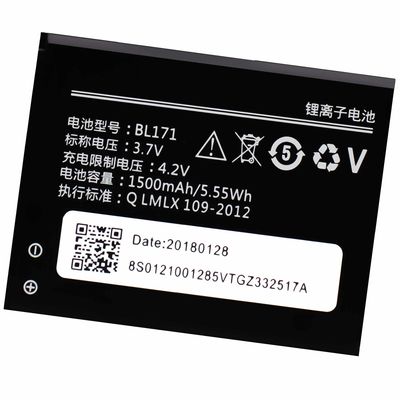 BL171 Batterie pour téléphone portable Lenovo RocStar A319 A60 A65 A368 A390T A356 A370E A376