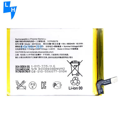 500 PCS OEM SNYSCA6 CT62 CT54 CT72 Batterie de téléphone portable pour Sony Xperia-1 5ème capacité