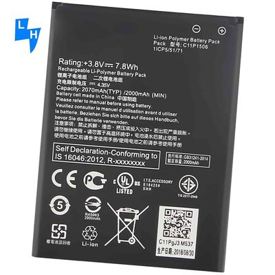 En direct Zenfone Go G500TG Z00YD ZC500TG Z00VD Batterie polymère au lithium 2070mAh 4.35V pour ASUS