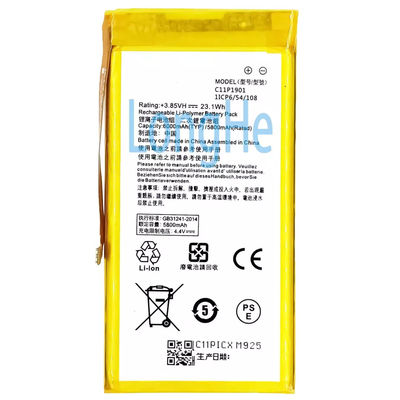 Pièce de 5000 mAh pour ASUS Rog 2 ZS660KL I001D I001DA I001DE I001DC I001DB I001D