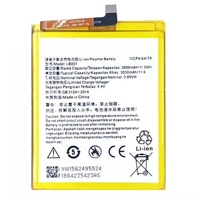 LB001 2580mAh 3,8V batterie polymère au lithium-ion pour téléphone portable Lenovo K320T