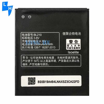 Bonne performance BL210 batterie pour Lenovo S820 S650 A656 A766 A770E A750E A658T Noir