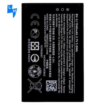 Batterie au lithium-ion blanche de 1560mAh BV-5J pour Lumia 435 Dual SIM Lumia 532 Smartphone Pour Nokia