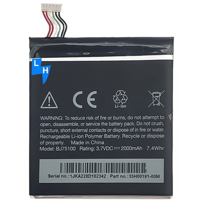 2000mAh 3,8V batterie polymère au lithium-ion pour le téléphone portable HTC One XC X720d X325E X325S S728E 720T