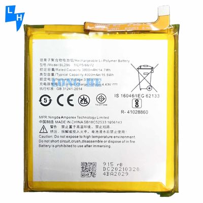 Protection double IC 4000mAh BL296 Batterie Pour Lenovo Z6 L78121 Z6pro Z6 Pro L78051