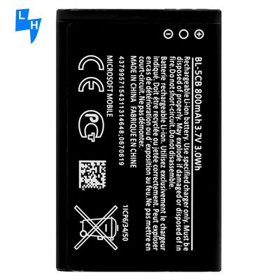 500 pièces MOQ BL-5C Batterie pour Nokia 105 BL-5CB Originale rechargeable