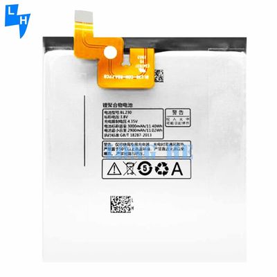 BL230 4,35V 3000mAh batterie de téléphone portable pour Lenovo Vibe Z2 Z2W Z2T capacité initiale