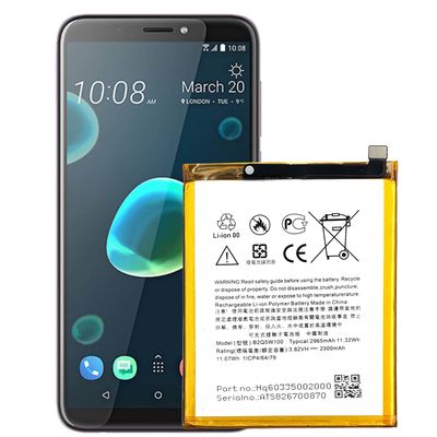 Une batterie rechargeable de 2965 mAh pour téléphone portable HTC D12 Plus U12