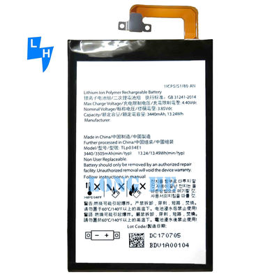 La batterie au lithium polymère rechargeable est parfaite pour BlackBerry KEY