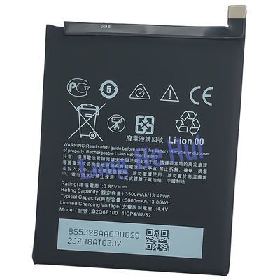 Batterie au lithium en polymère de 4,4 V de 3600 mAh pour téléphone portable AHTC U12 Life et longue durée de vie