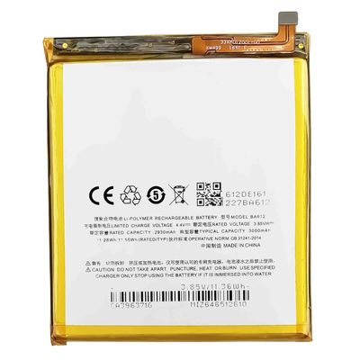 Batterie rechargeable de 3000 mAh pour le téléphone portable Meizu Meizy 5S M6 12M M5 M612Q M5S