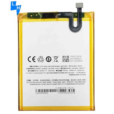 Batterie de remplacement au lithium compatible avec MeiZu BA621 pour M5 Note Note 5 3.85V 4000mAh A