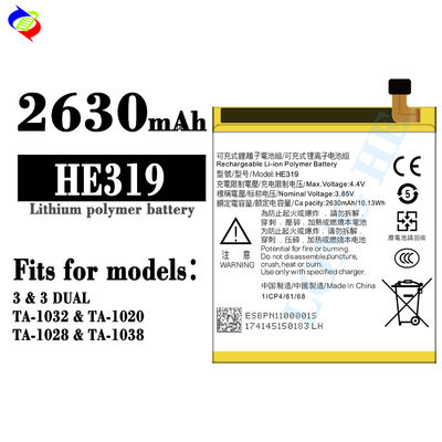 Longue durée de vie batterie de téléphone portable à double protection IC pour Nokia 3 HE319 TA-1032