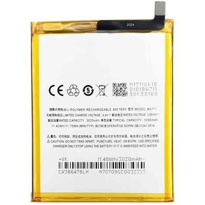 BA711 batterie de téléphone portable pour Meizu Meilan 6 M6