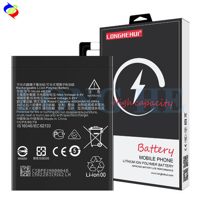 Batterie au lithium-ion polymère de 4000 mAh pour téléphone portable de remplacement Nokia 2