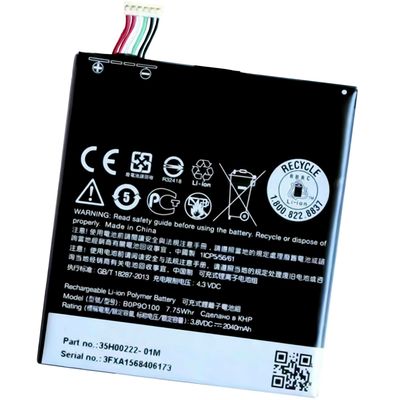 Batterie de téléphone portable de remplacement de 2040mAh BOP9O100 Pour HTC D612 D610 610 612