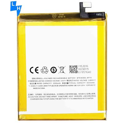 Piles rechargeables Piles de téléphone portable à longue durée de vie pour MEIZU M3S MZ-M3