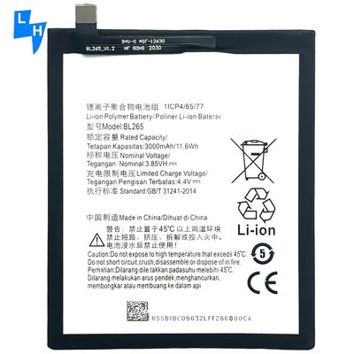 Une batterie mobile personnalisable de 2800 mAh pour Moto M XT1662 XT1663 BL265 à un prix abordable