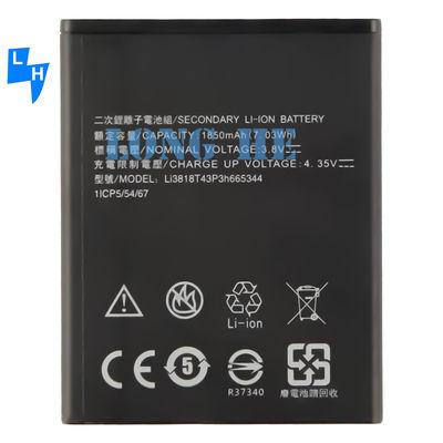 Batterie de téléphone portable de 1400 mAh pour ZTE Blade Q Pro GF3 T320 A5S Li3818T43P3h665344