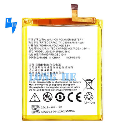 Une batterie de téléphone portable de 2200 mAh Li3822T43P8h725640 pour ZTE Blade A510 BA510