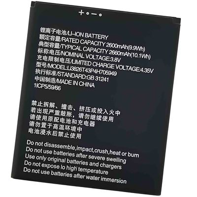Li3826T43P4h705949 Batterie pour ZTE Blade A530 A606 BA530 BA606 L210 remplacement 2600mAh