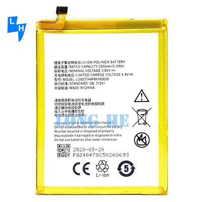 ZTE Blade V8 Lite V0820 Li3925t44p6h765638 Batterie pour smartphone avec une capacité de 2500 mAh