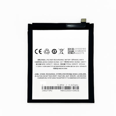 Meizu M8C M810H M810L batterie de téléphone portable 4,4 V 3070mAh rechargeable polymère au lithium