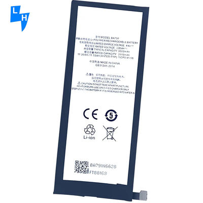 Batterie au lithium en polymère BA791 rechargeable pour téléphone portable Meizu Pro 7