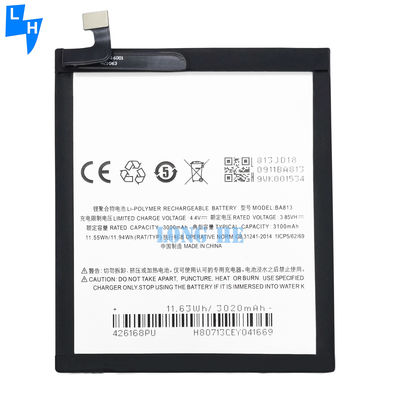 Batterie rechargeable de 3100 mAh pour le Meizu V8 Pro OEM BA813 Version de téléphone portable